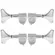Tarraxa para Baixo 4L Dolphin Blindada