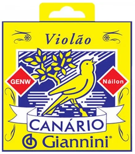 Encordoamento para Violão Nylon Giannini Canário GENW
