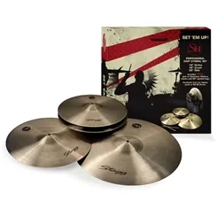 Kit de Pratos Stagg SH-SET 14"HH/16"CR/20"RD/BG/BAQ B20