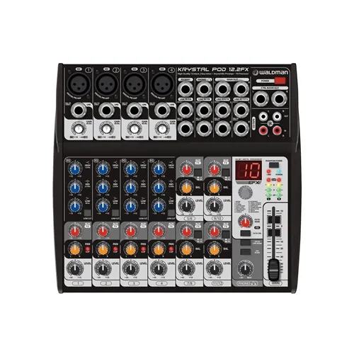 Mesa de Som 12 Canais Waldman KP-12.2FX