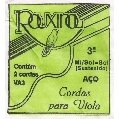 Corda Avulsa 3ª Sol para Viola Caipira Rouxinol R-353 (Par)