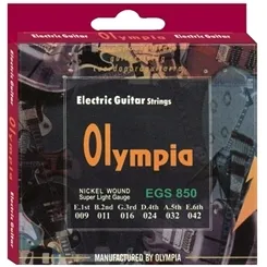 Encordoamento para Guitarra Olympia EGS-850 (.009-.042)