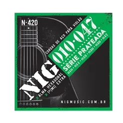 Encordoamento para Violão Aço NIG N-420 (.010-.047)