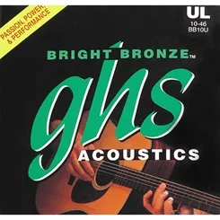 Encordoamento para Violão Aço GHS Bright BB-10U (.010-.046)