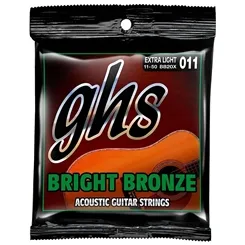Encordoamento para Violão Aço GHS Bright BB-20X (.011-.050)