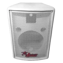 Gabinete 10" Trapezio Leacs 2 Vias com Tela Branca