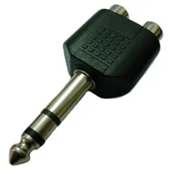 Plug Adaptador P-10ST X 2 JRCA CSR WD-5033 Plástico