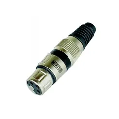 Plug XLR Fêmea CSR Q-33BK