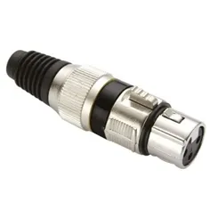Plug XLR Fêmea FTG Metal YS-1057A