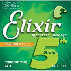 Corda Avulsa 5ª Si para Baixo Elixir .130 Light
