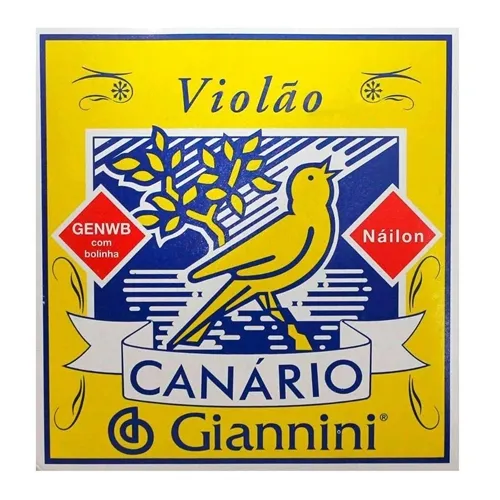 Encordoamento para Violão Nylon Giannini Canário GENWB com Bolinha