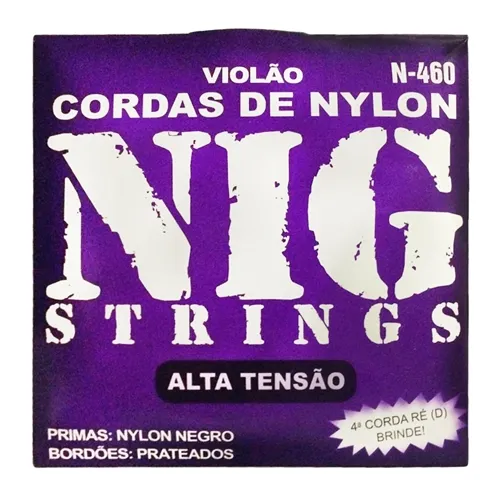 Encordoamento para Violão Nylon NIG N-460 Tensão Alta