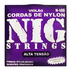 Encordoamento para Violão Nylon NIG N-460 Tensão Alta