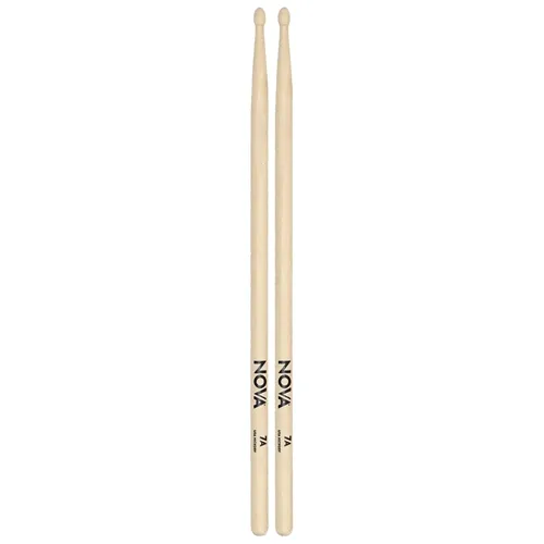 Baqueta para Bateria Nova by Vic Firth 7A Ponta Madeira (Par)
