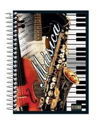 Caderno de Música SD Capa Dura 96 Folhas