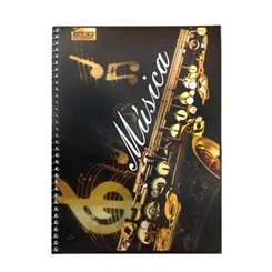 Caderno de Música SD Grande 50 Folhas