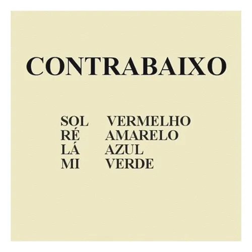Encordoamento para Rabecão (Contra-Baixo Acústico) Mauro Calixto