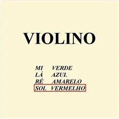 Corda Avulsa 4ª Sol para Violino Mauro Calixto