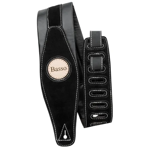 Correia para Violão/ Guitarra/ Baixo Basso ORI-04 Preta Camurça