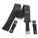 Correia para Violão/ Guitarra/ Baixo Ibox CQ-52 Couro Engate Preta
