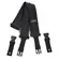Correia para Violão/ Guitarra/ Baixo Ibox CQ-52 Couro Engate Preta
