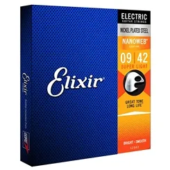 Encordoamento para Guitarra Elixir (.009-.042) Super Light 12002