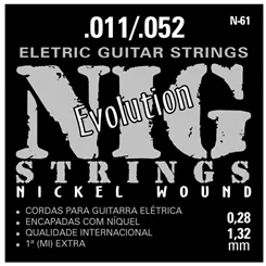 Encordoamento para Guitarra NIG N-61 (.011-.052)