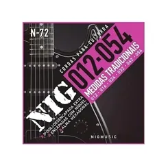 Encordoamento para Guitarra NIG N-72 (.012-.054)