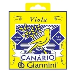 Encordoamento para Viola Caipira Giannini Canário com Bolinha GESVB