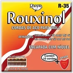 Encordoamento para Viola Caipira Rouxinol Máxima R-35