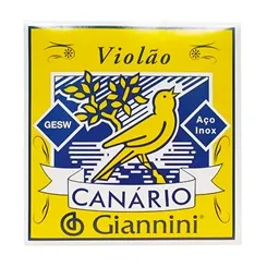 Encordoamento para Violão Aço Giannini Canário GESW Chenilha