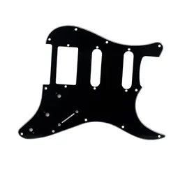 Escudo para Guitarra Dolphin Preto 2 Singles 1 Humbucker 2352 1 Camada