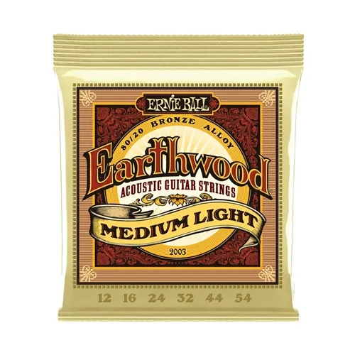Encordoamento para Violão Aço Ernie Ball Earthwood 80/20 2003 (.012-.054)