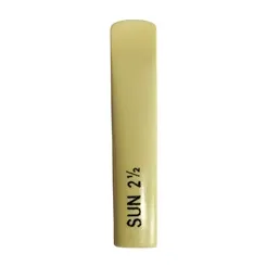 Palheta para Saxofone Soprano Sun Acrílica Número 2 1/2
