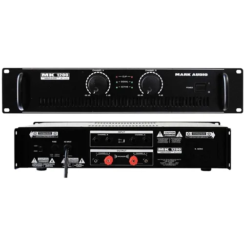 Amplificador de Potência Mark Audio MK1200 200W RMS