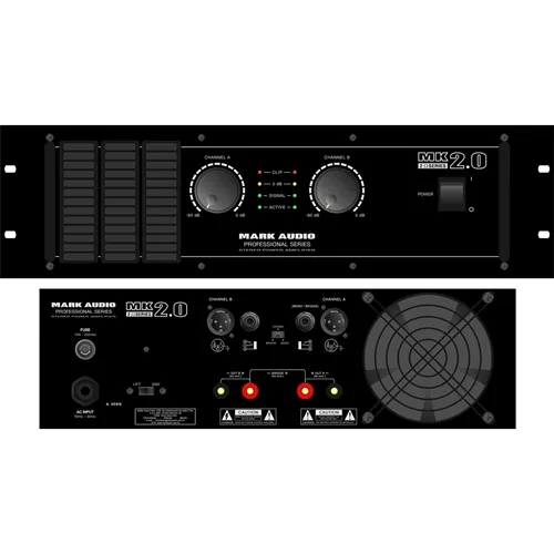 Amplificador de Potência Mark Audio MK2.0 2000W RMS