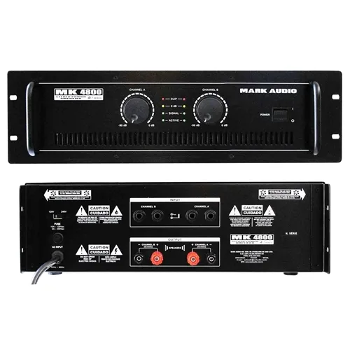 Amplificador de Potência Mark Audio MK4800 800W RMS