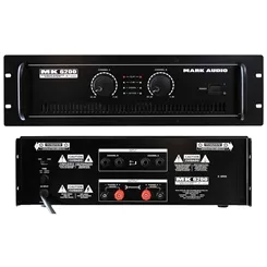 Amplificador de Potência Mark Audio MK6200 1200W RMS