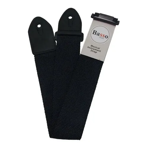 Correia para Violão/ Guitarra Basso NY 01 Nylon Preto