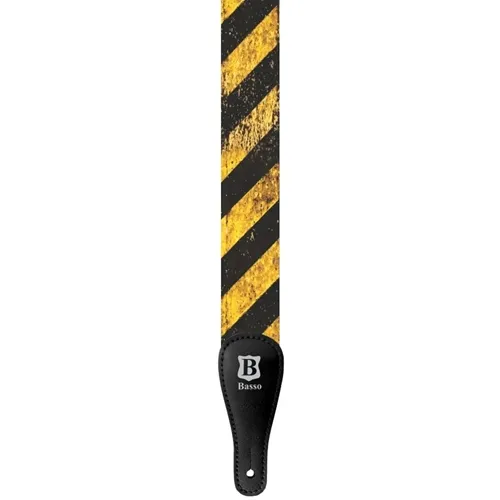 Correia para Violão/ Guitarra/ Baixo Basso SF-355 Pop Art Fita de Segurança