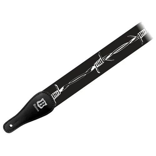 Correia para Violão/ Guitarra/ Baixo Basso SF-358 Pop Art Arame Farpado