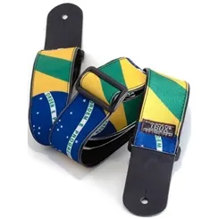 Correia para Violão/ Guitarra/ Contra-Baixo Ibox CP04 Print Bandeira Brasil