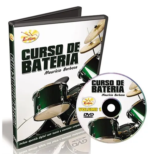 DVD Curso de Bateria Volume 1 CB1 Edon