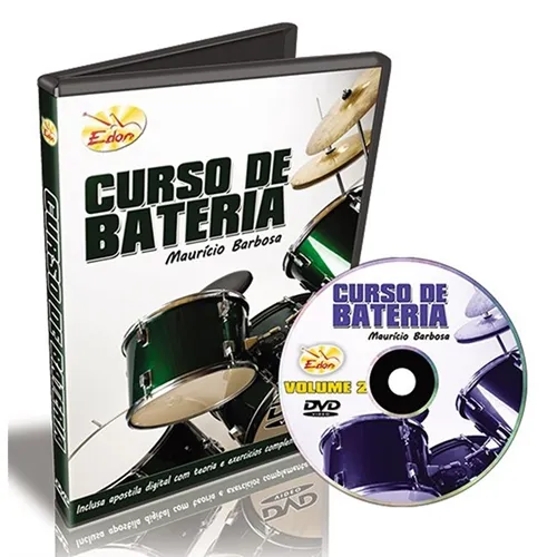 DVD Curso de Bateria Volume 2 CB2 Edon