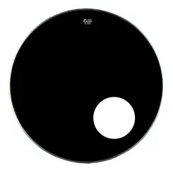 Pele 22" Resposta Remo-Encore Ebony EN-1022-ES com Furo