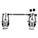 Pedal para Bateria Duplo Premium DDPD669 DB