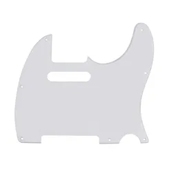 Escudo Para Guitarra Dolphin Telecaster Branco 1 Camada