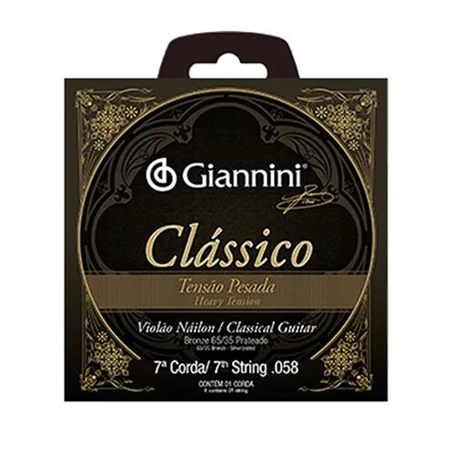Corda Avulsa 7ª Si para Violão Nylon Giannini GENWPA7 (.058)