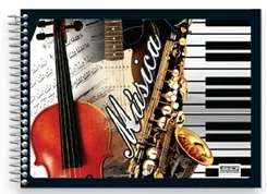 Caderno de Música SD Pequeno 40 Folhas