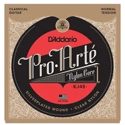 Encordoamento para Violão Nylon D'Addario EJ45 Arte Normal